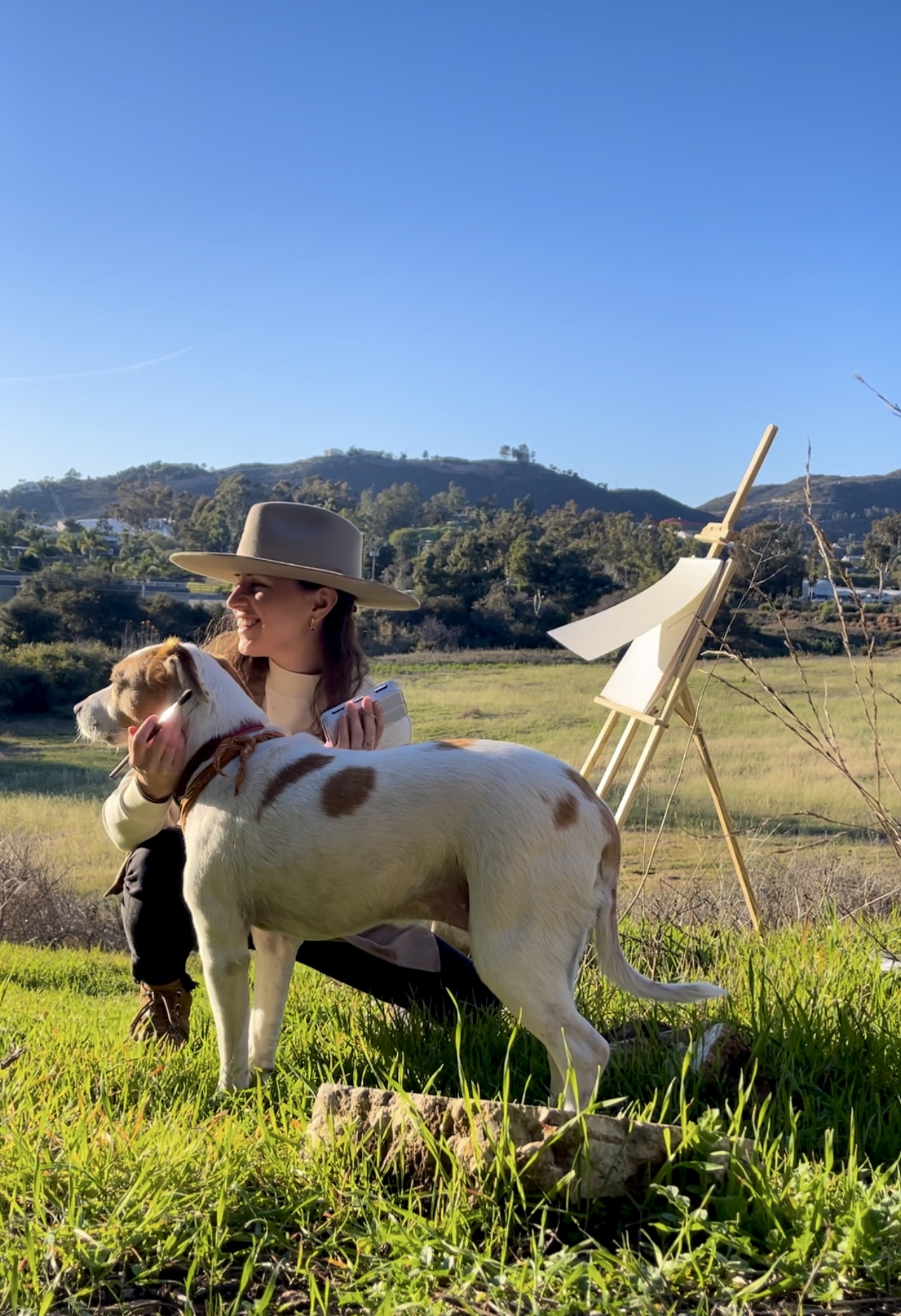 A beautiful example of a pet portrait watercolor